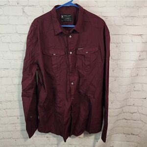 Men's Marc Ecko "Cut & Sew" longsleeve button-down shirt, size XXL